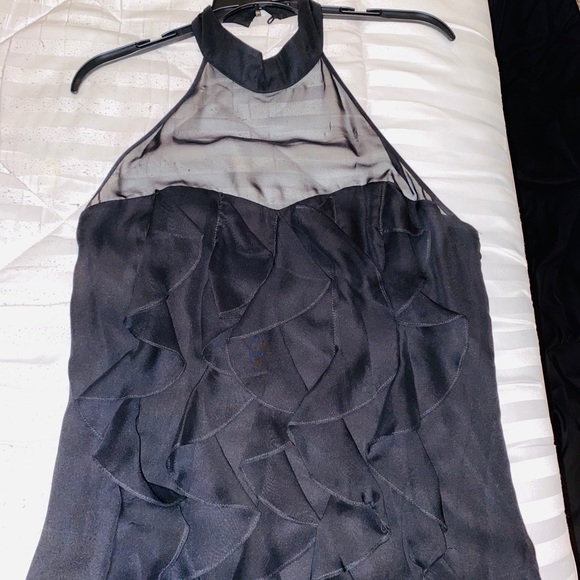 RAMPAGE ruffled halter top - Picture 1 of 5